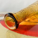 Bouteille Génie en verre d'Empoli jaune ambré - MCM