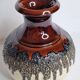 Vintage vase fat lava, Bay Keramik, West Germany, 70s