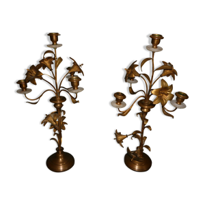 paire de candélabres