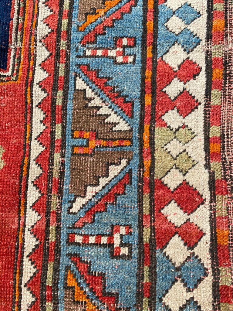 Kazak ancient Caucasian carpet 152x195 cm