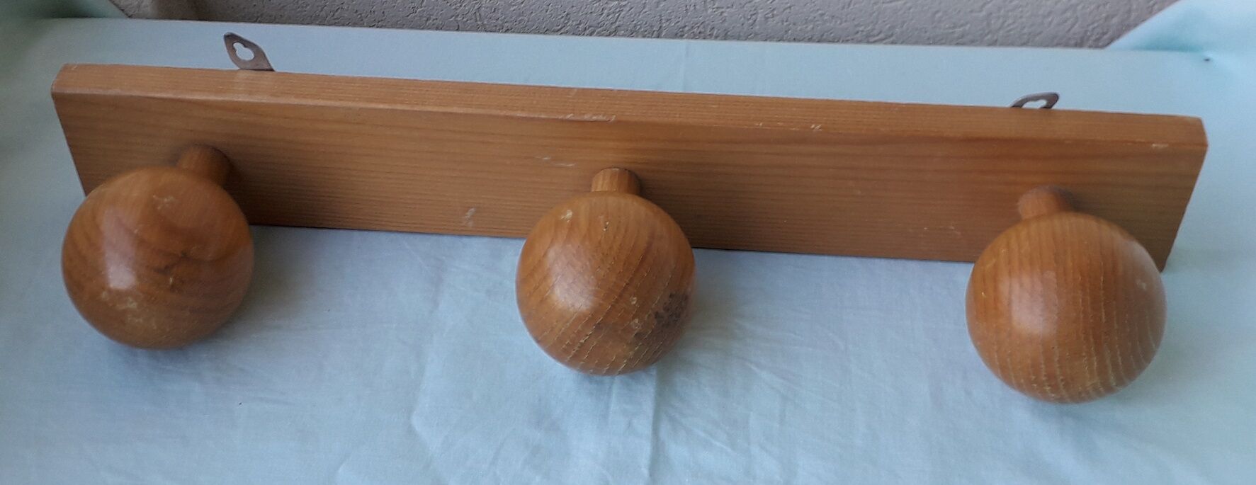 Wooden coat rack