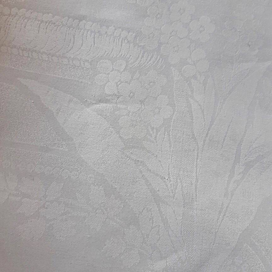 Grande nappe damassée - 2m x 4m10 - monogrammée BL, 1930