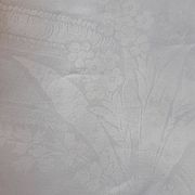 Large damask tablecloth - 2m x 4m10 - monogrammed BL, 1930