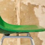 DSX-H green base chair by Charles and Ray Eames Herman Miller, 1960'