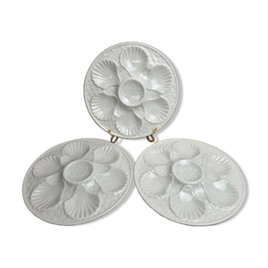 lot de 3 assiettes à