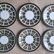 Set of 6 Bernadette Boch plates 1966
