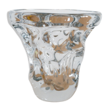 Thick crystal vase