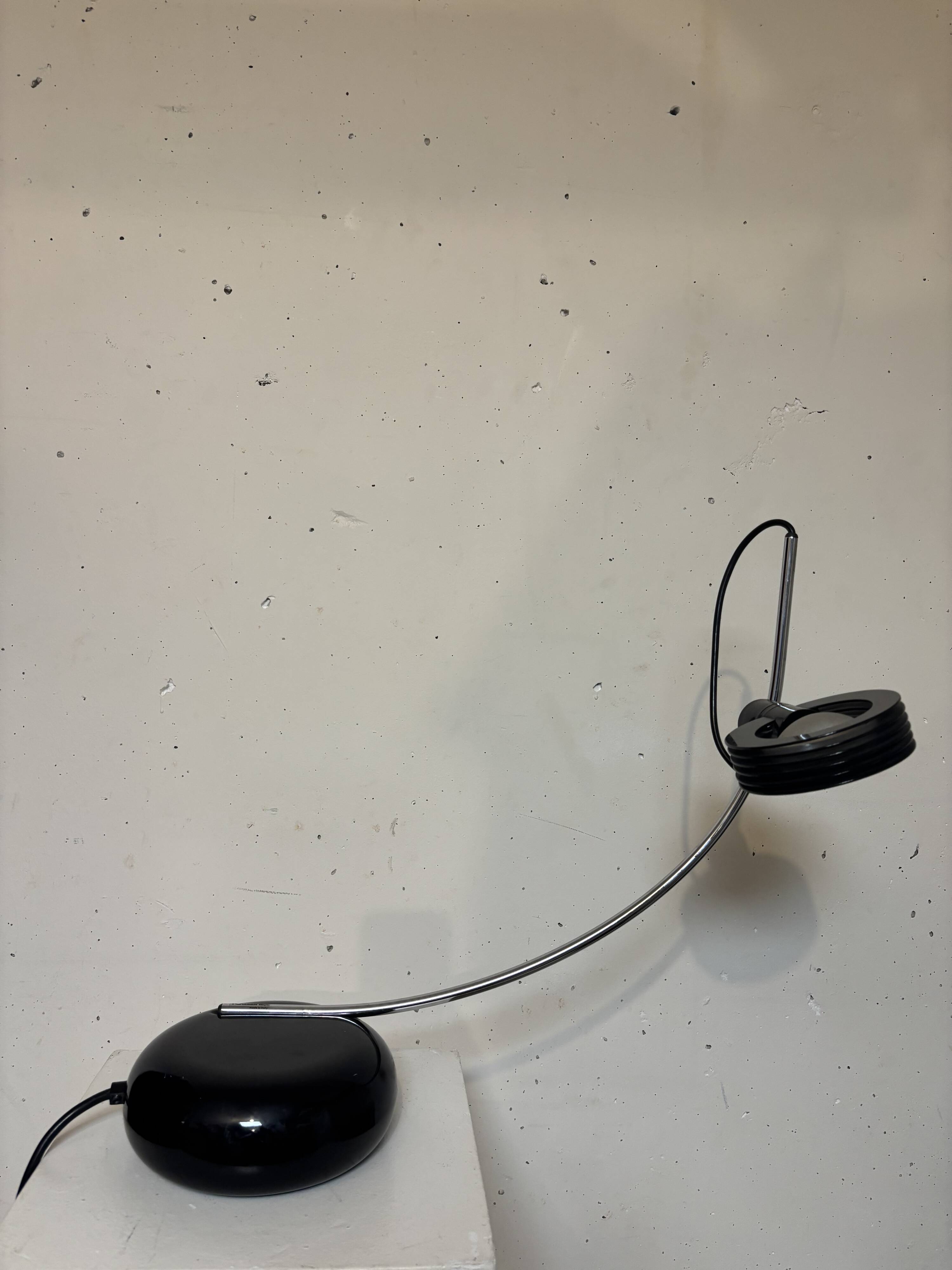 Desk Lamp, Metal and Steel, Bruno Gecchelin, Guzzini 1980
