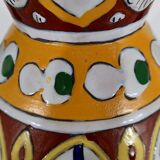 Polychrome vase in glazed earthenware, Nabeul – 1920