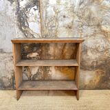 Antique shelf in raw wood