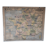 Carte scolaire Vidal Lablache Mezieres France
