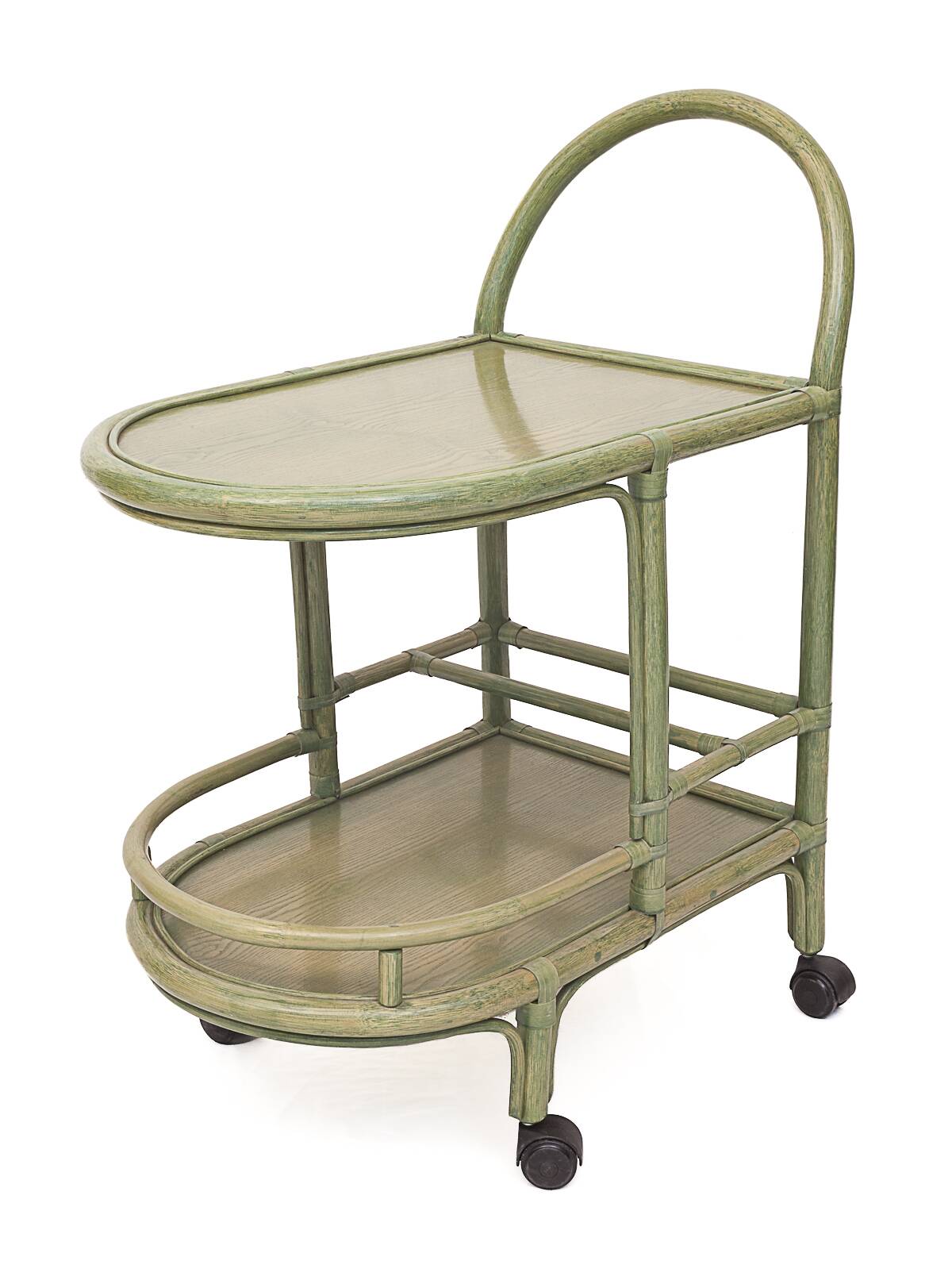 Rattan lounge by Maugrion, 1980