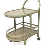 Rattan lounge by Maugrion, 1980