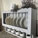 Wall-mounted dresser, old-fashioned kitchen
