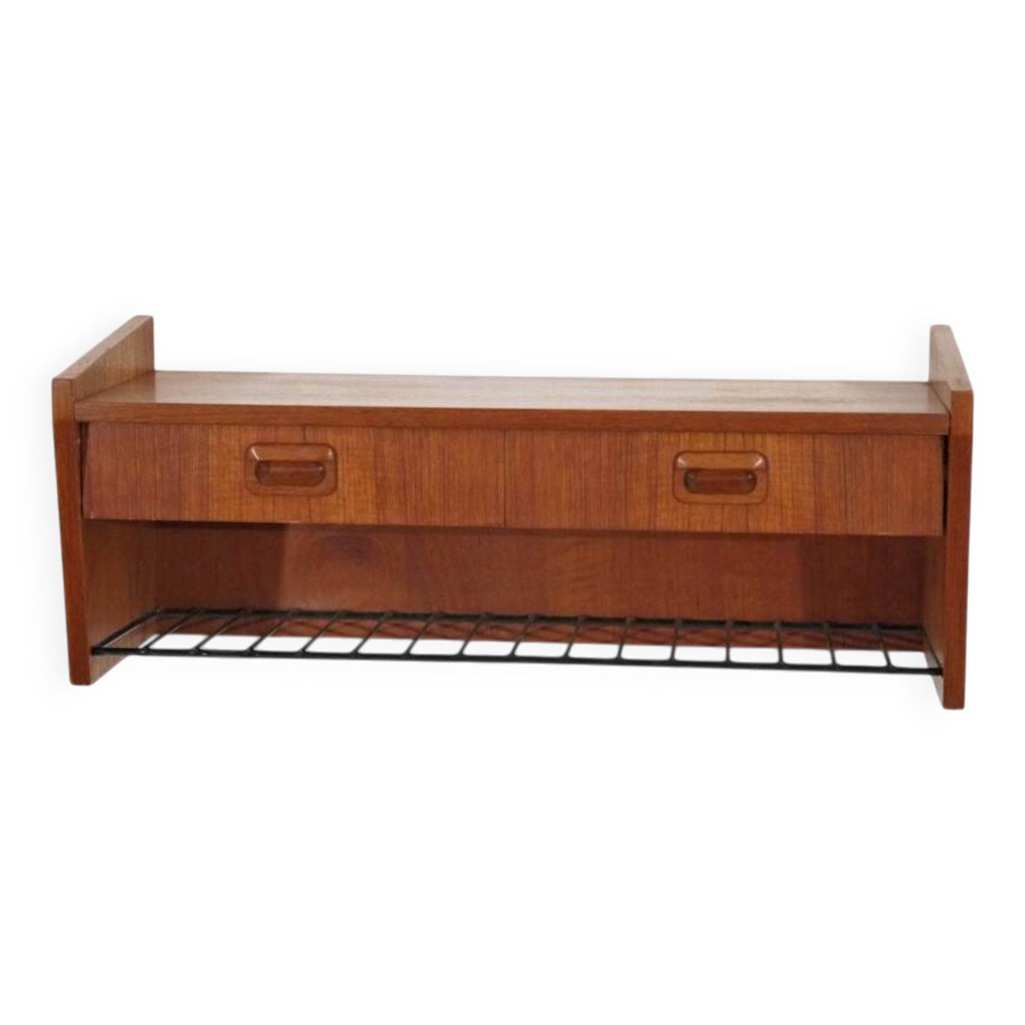 Vintage Scandinavian teak shelf 1960