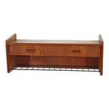 Vintage Scandinavian teak shelf 1960