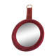 Mirror porthole in velvet 60s