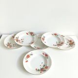 Set of old Onnaing earthenware plates