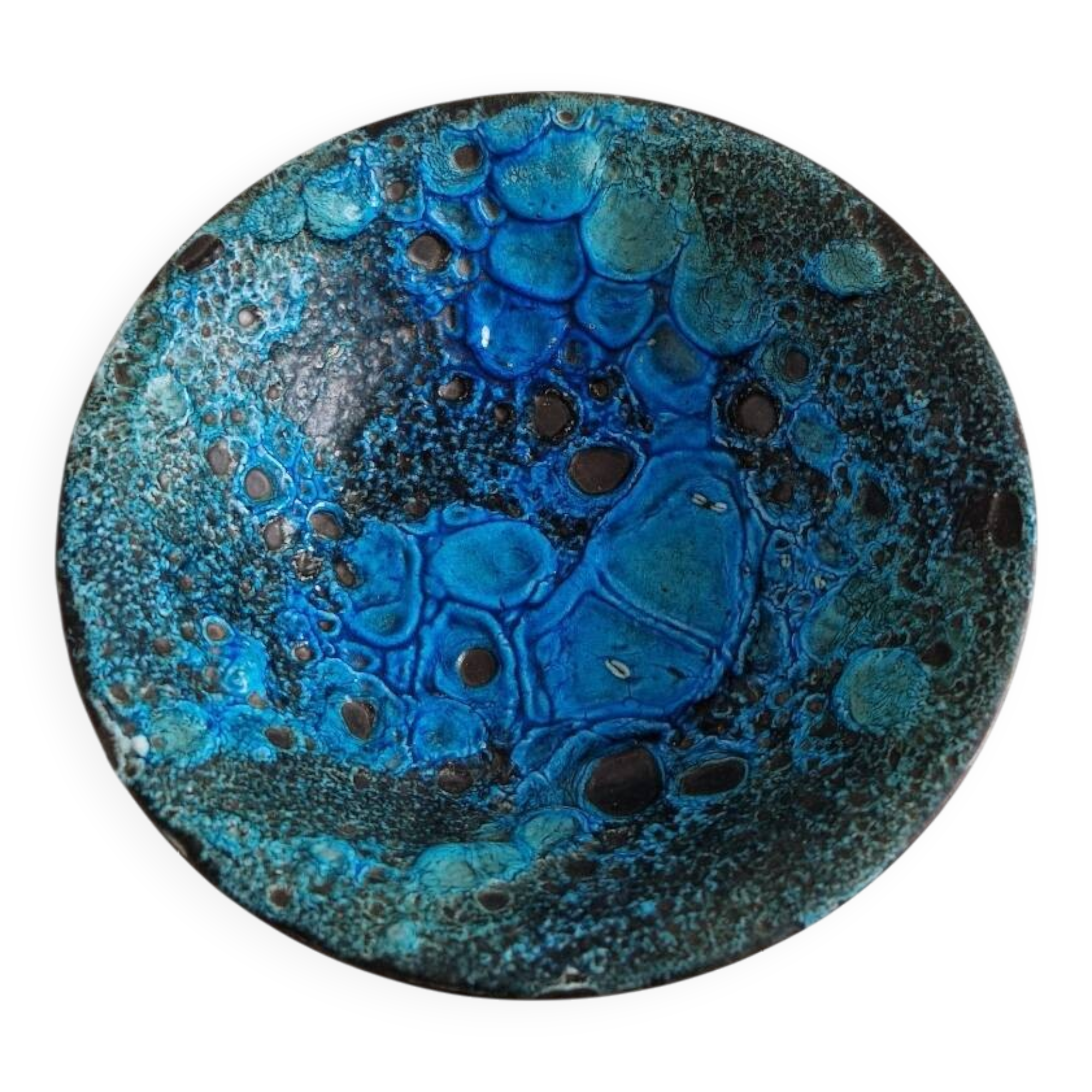 Handmade Cyclops Glacier Enamels Empty Pocket Bowl