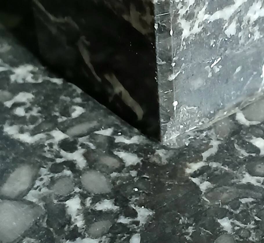 Minimalist black marble bookends