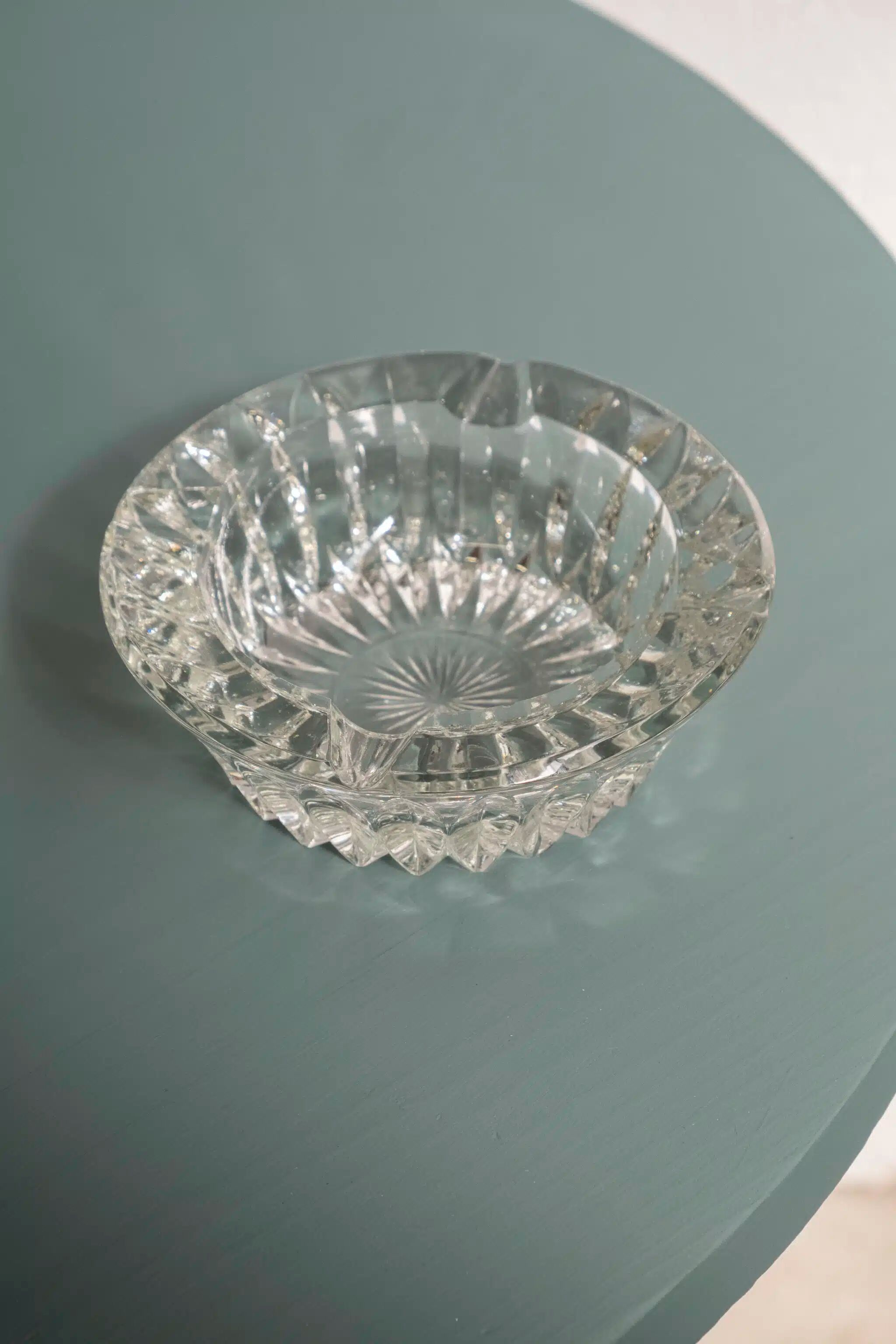 Glass ashtray "Blanche"