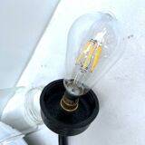 Wall lamp COL de Cygne authentic steel cast old lamp 1920 1930