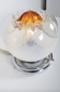Set de 2 lampes de bureau en verre de Murano de Mazzega 1970