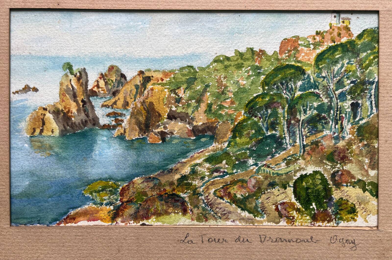 Paintings lot 4 Watercolors Travel diary Gar 1936