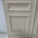 Pair of Haussmann-style double passage doors in patinated oak from the 19th century.