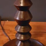 Pair of brutalist 40s lamps