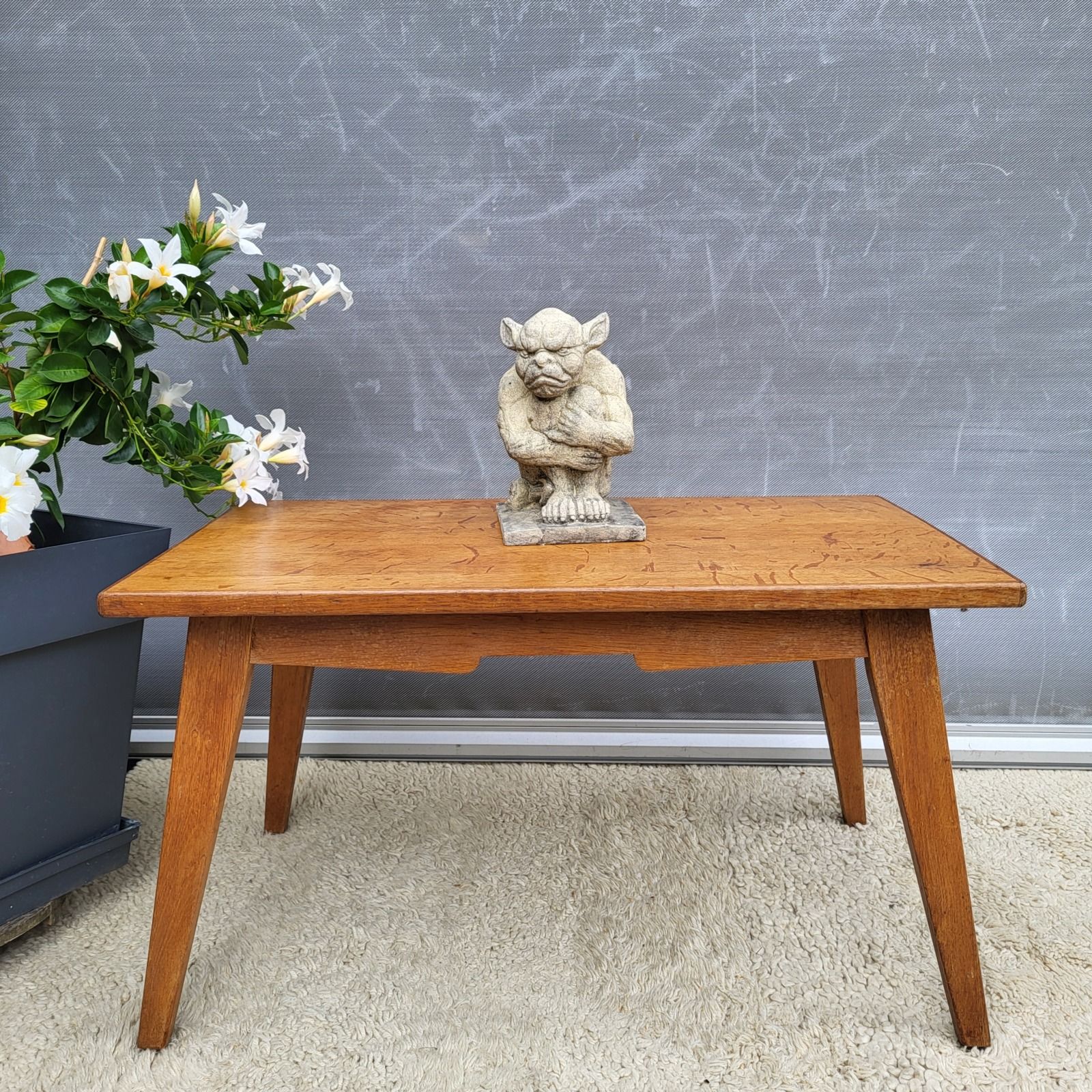 Table basse portique reconstruction 1950