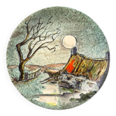 Earthenware plate YOUEN - Quimper