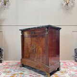 Flamed mahogany buffet in empire style return from egypt 19th century