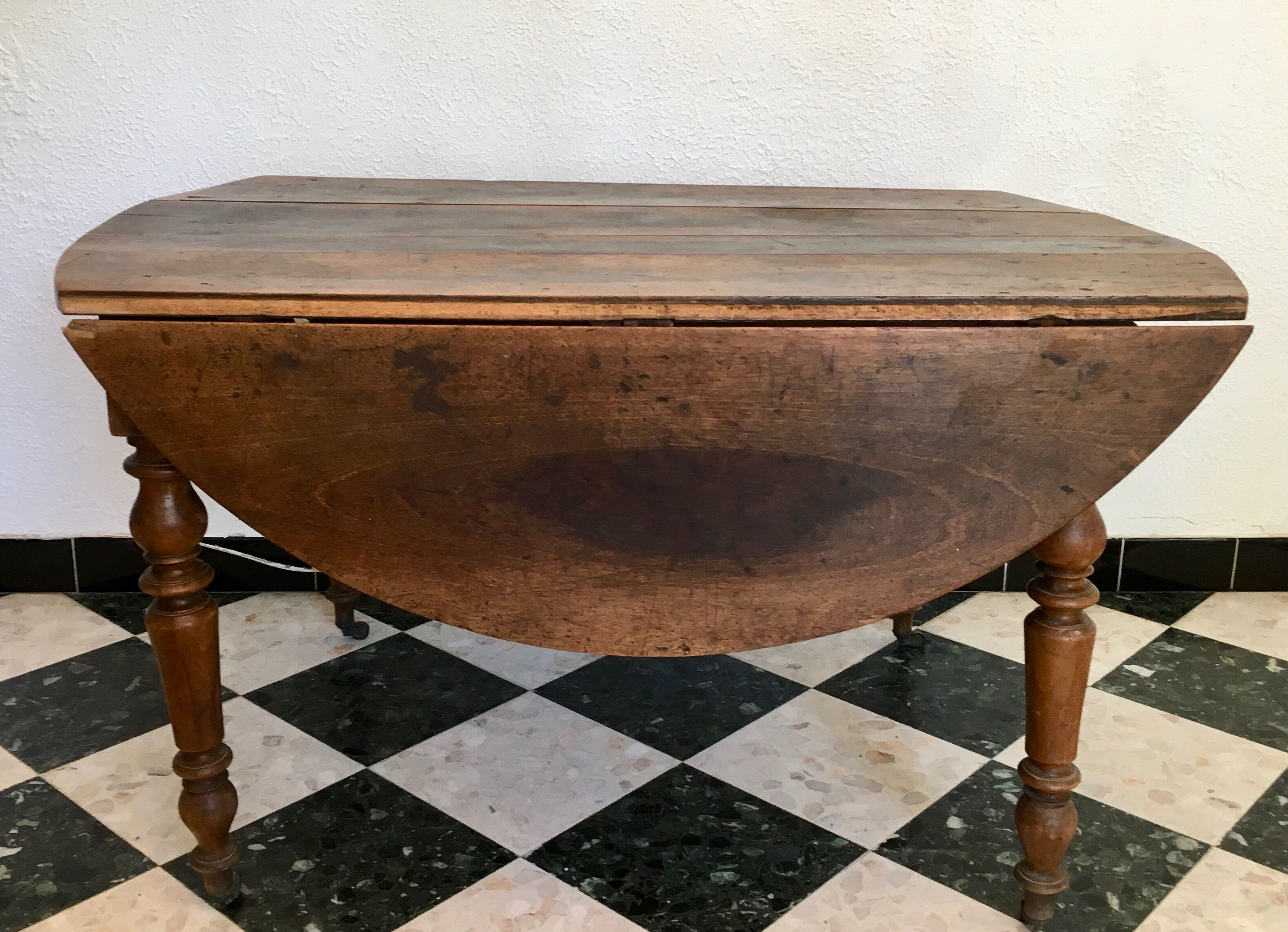 19th century knock-down table