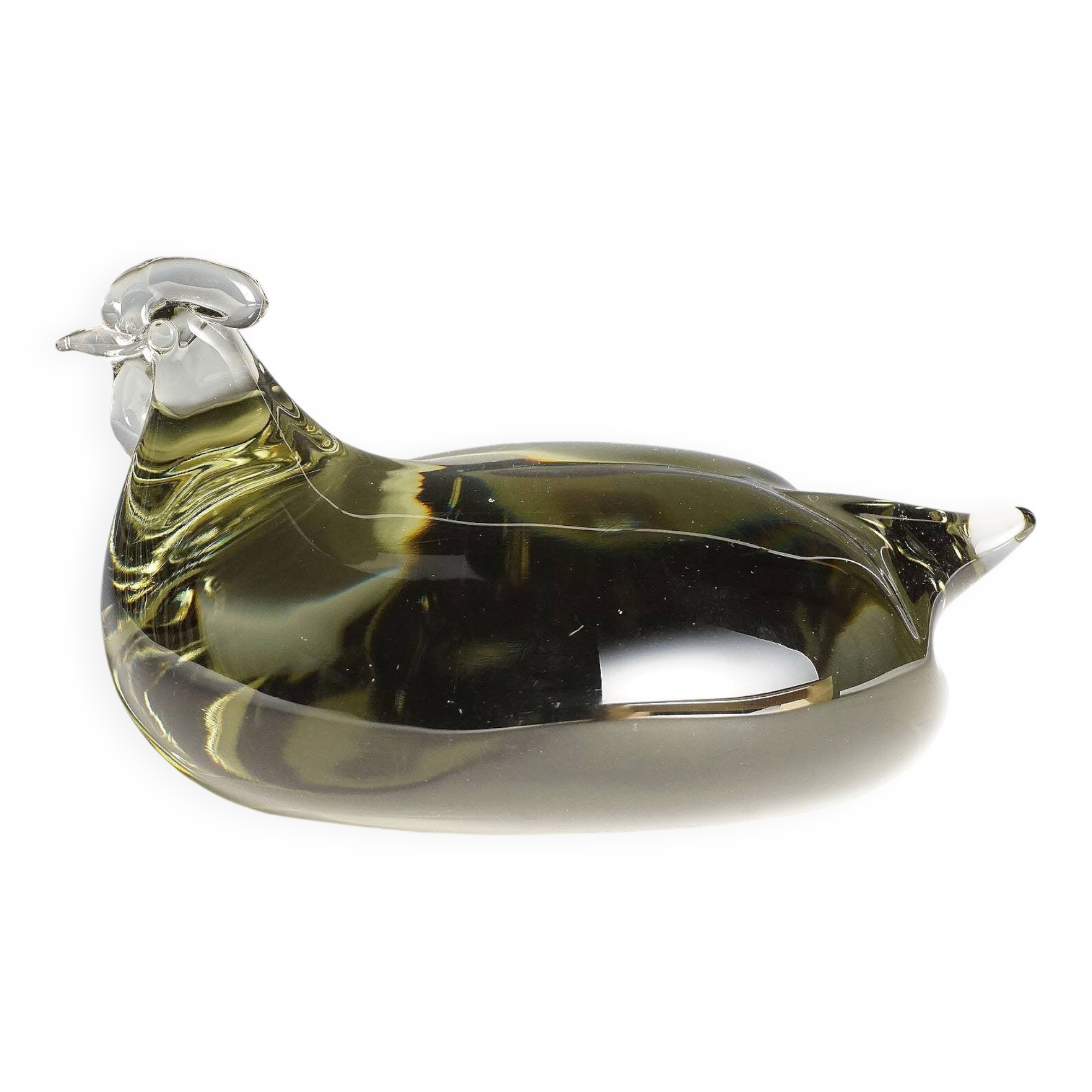 Sculpture d'une poule par Livio Seguso pour Gral Allemagne vers 1970