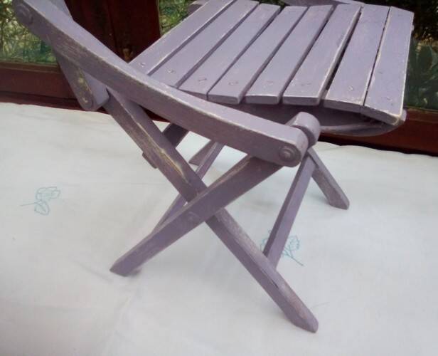 Wooden children's chair