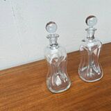 Danish Vintage Kluk Kluk Glass Bottles from Holmegaard, 1970s, Set of 2