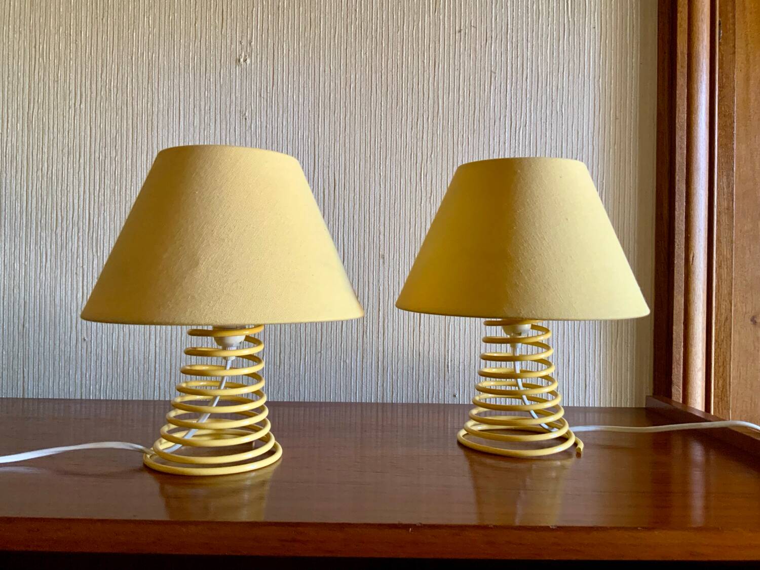 Vintage spring lamps