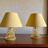 Lampes ressort vintage