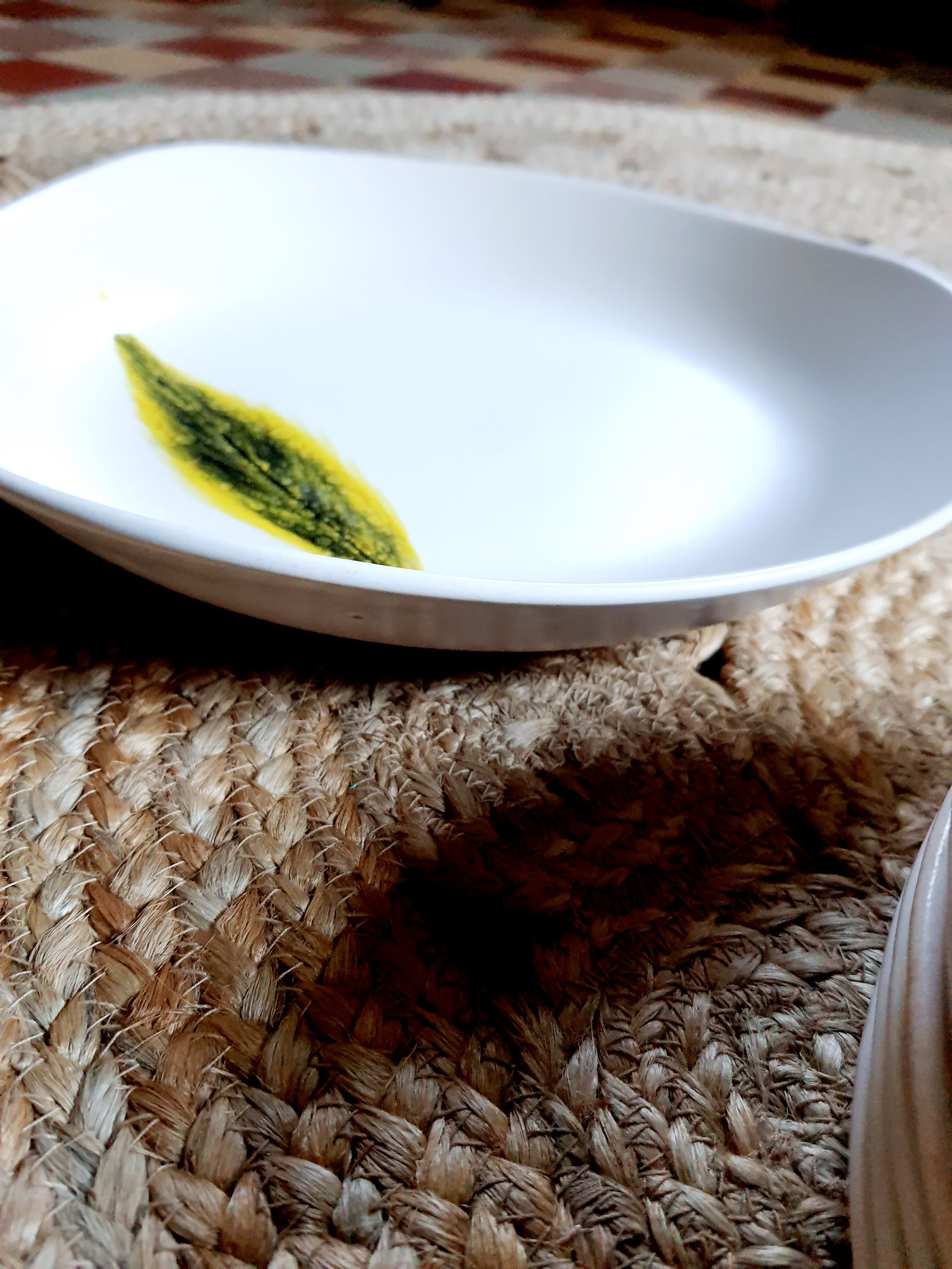 Service plates Feather NIDERVILLER vintage