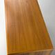 Low Teak Sideboard with Tambour Doors from CFC Silkeborg, 1970s