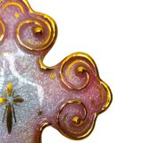 1990s Atelier P. Bonhomme Limoges Enamel Cross - Handcrafted