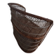 Woven willow in perfect condition.