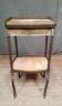 Table d appoint bronze et onyx