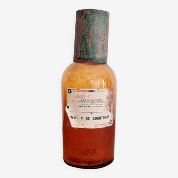 Old apothecary bottle - amber pharmacy
