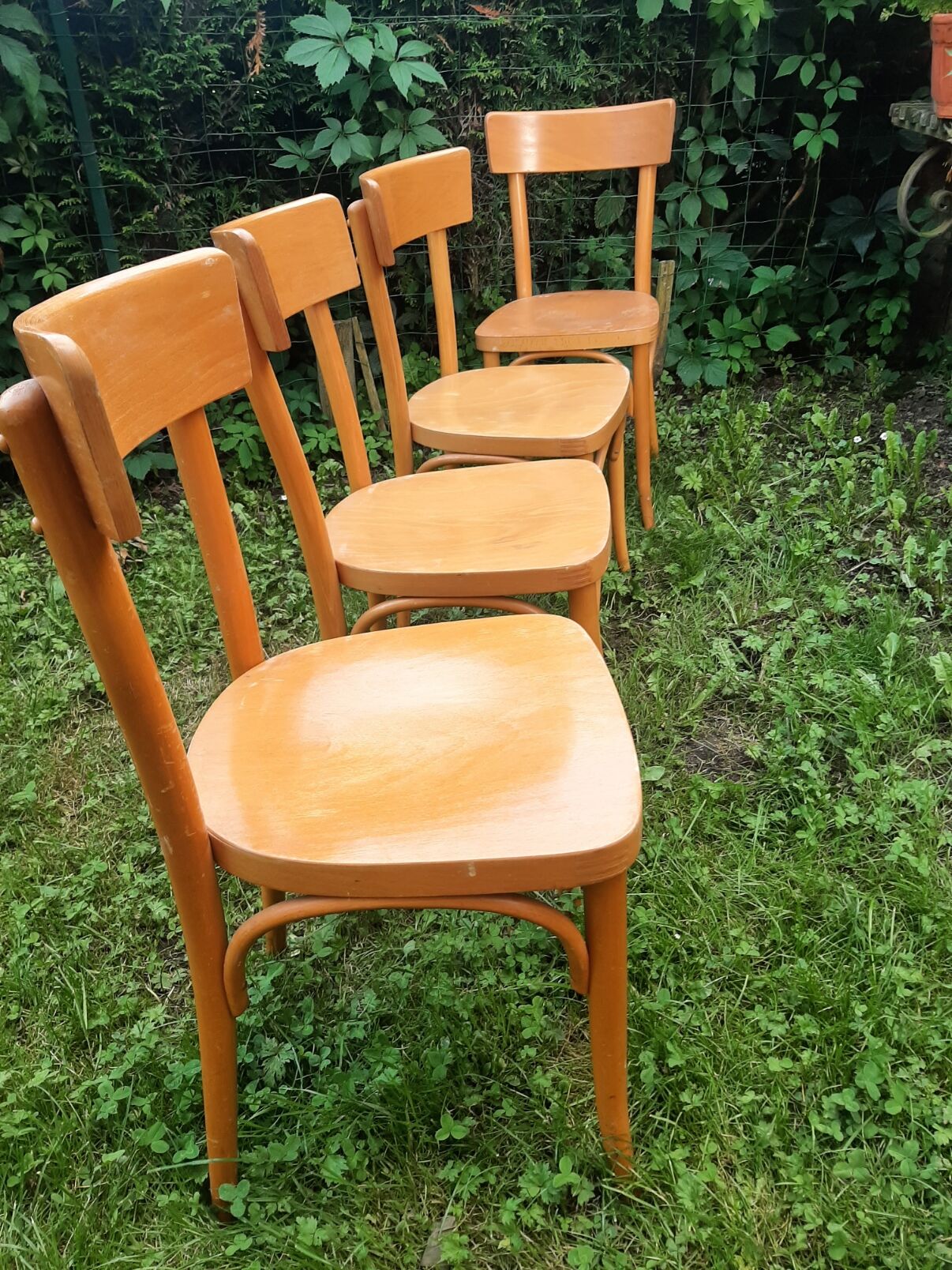 Bistro chairs x 4