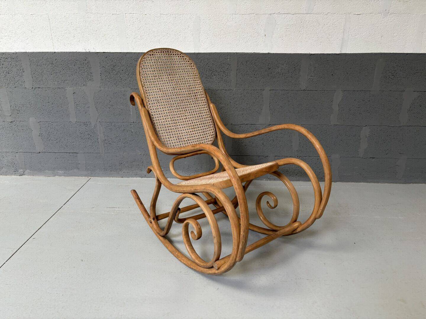 Thonet style rocking chair