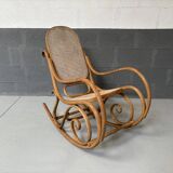 Thonet style rocking chair