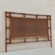 Traditional bamboo and cane headboard, 70's