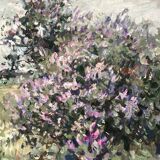 Oil painting on canvas signed dimensions: height -40cm- width -50cm-